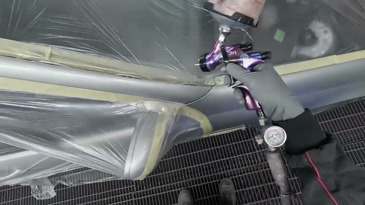 C200 Mercedes Benz Spray Painting