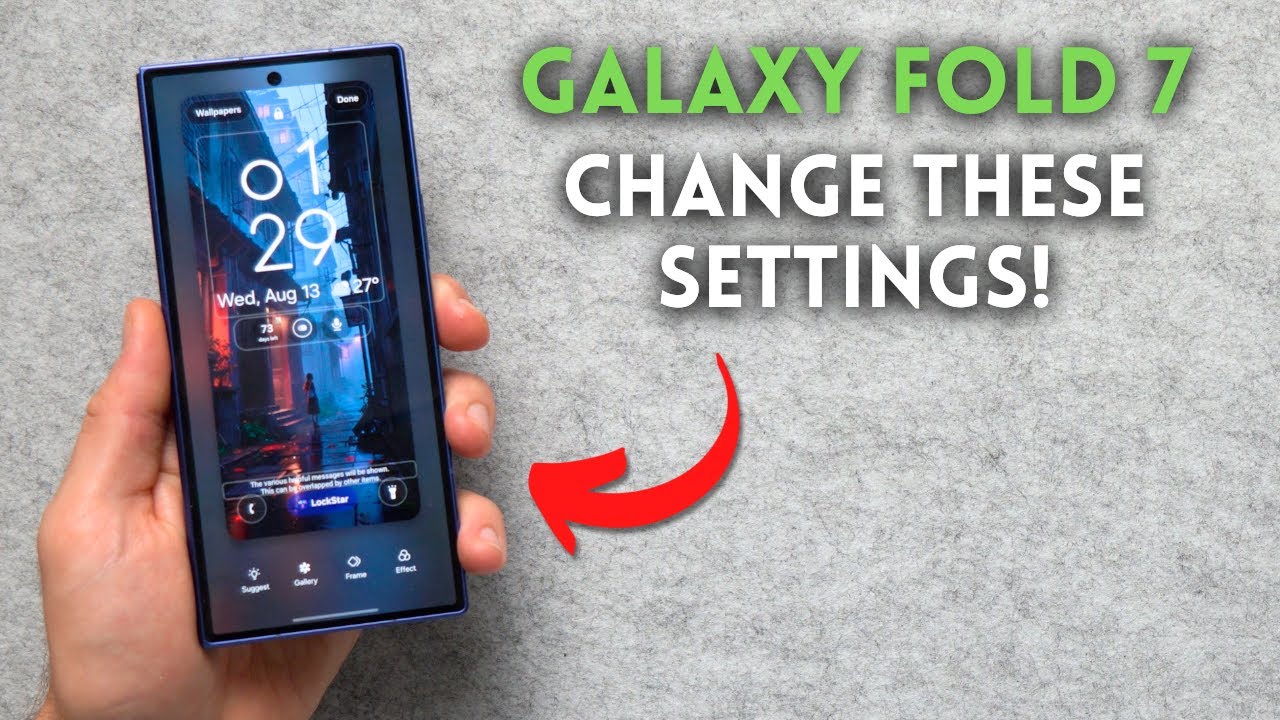 Customize your Galaxy Z Fold 7 | Customization Settings You Need to Try!