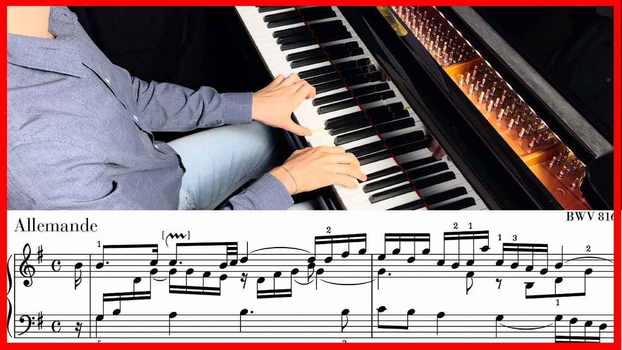 J.S. Bach - French Suite 5: Allemande