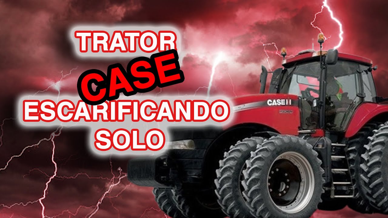 Escarifica&ccedil;&atilde;o do solo para plantio de cana-de-a&ccedil;&uacute;car (Chiseling for planting sugarcane).