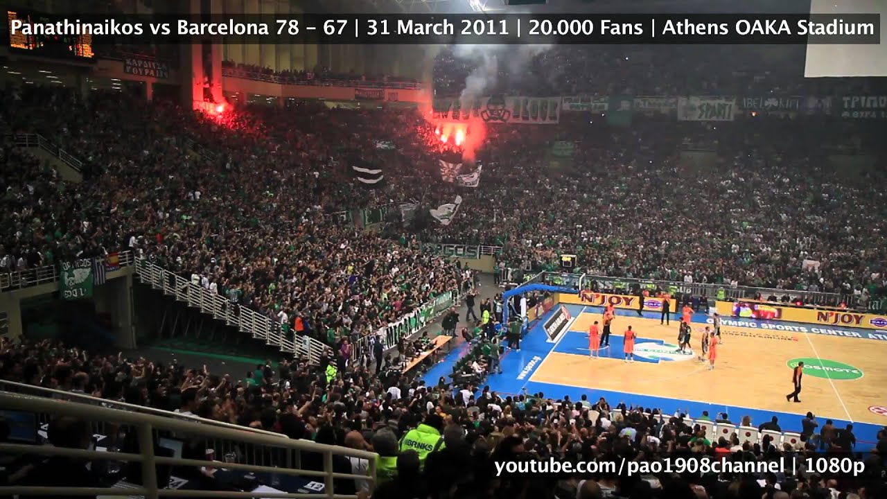 Pao vs Barca 78-67 | 20.000+ Fans | Last 5minutes | 1080p