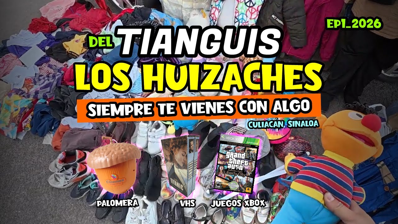 Tianguis Los Huizaches: videojuegos, palomera, monos, peluches y carritos