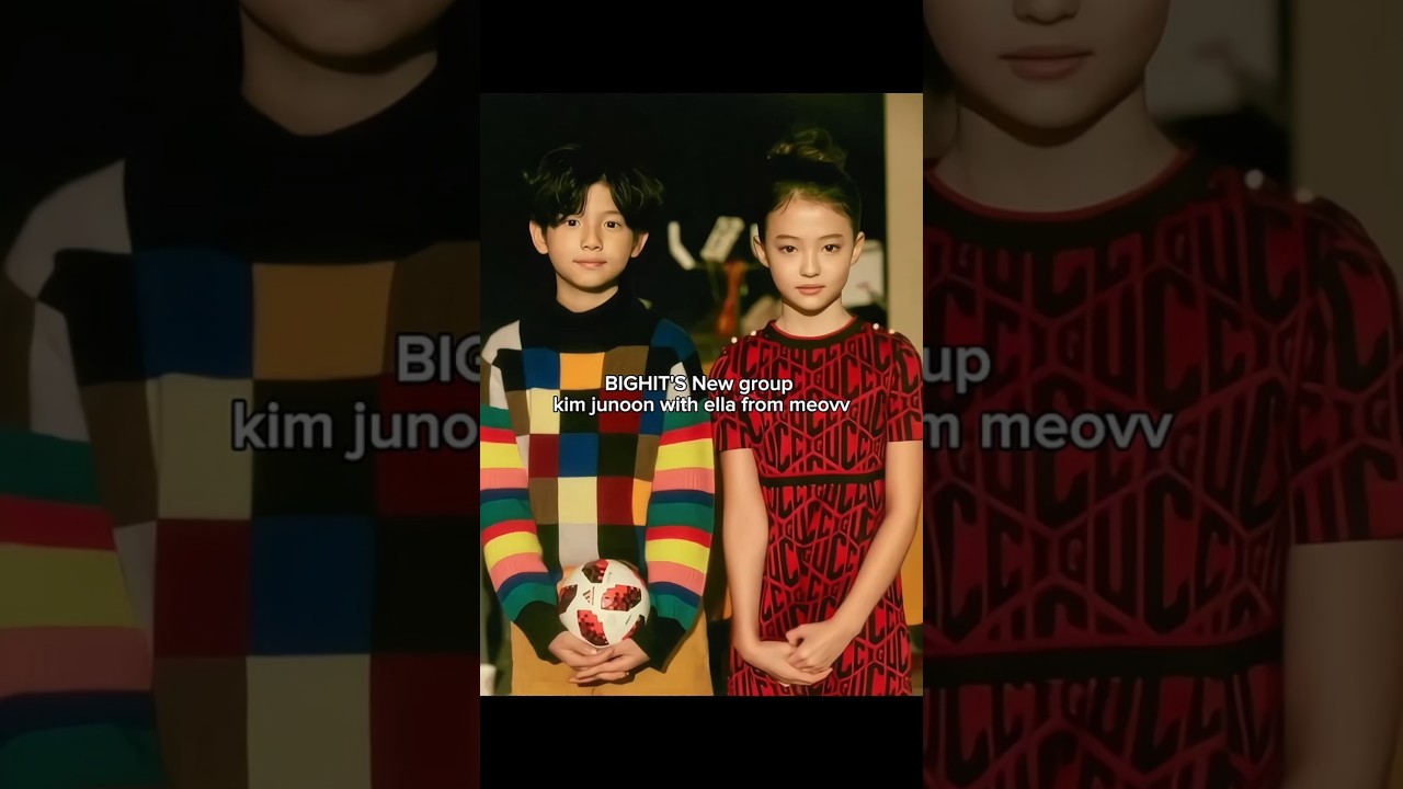 Kim juhoon from bhnbg with ella from meovv|BIGHIT'S New boy group 2025 #bts #bighitnewboygroup #txt