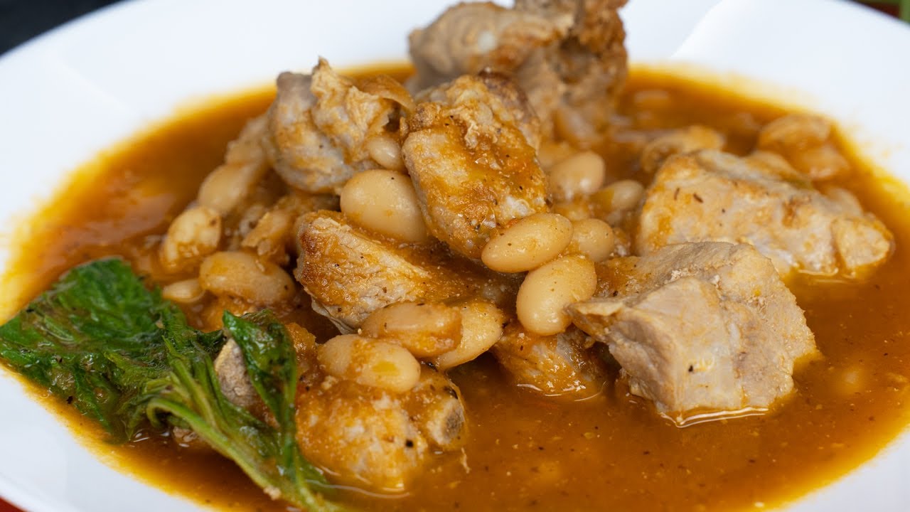 Receta Fácil y Sabrosa, Frijolitos Con Costillas De Puerco