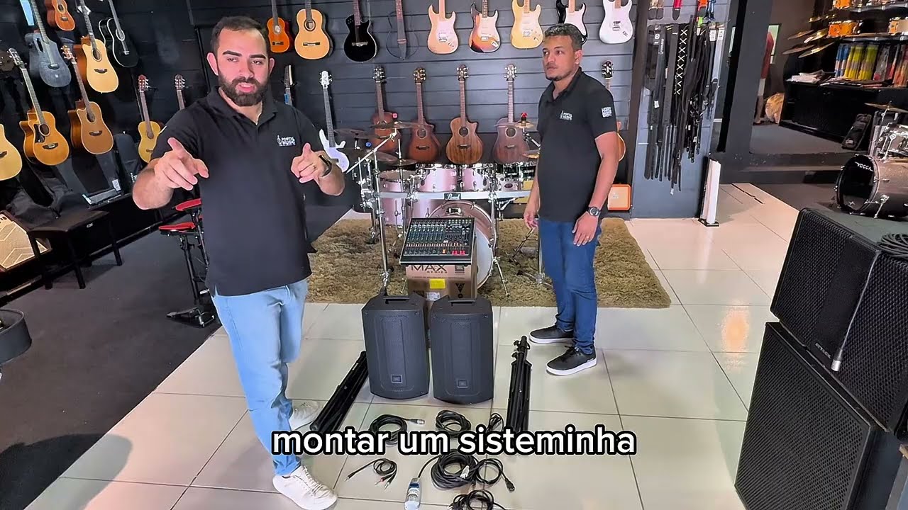 PRESTA MESMO JBL MAX 10 E SUB STANER BK715?