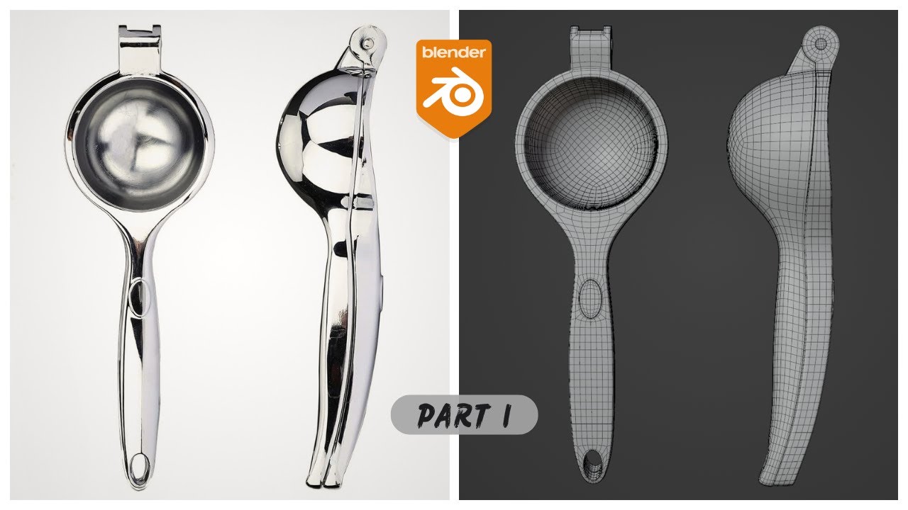 Blender Tutorial – Modeling a Lemon Squeezer (Part 1)