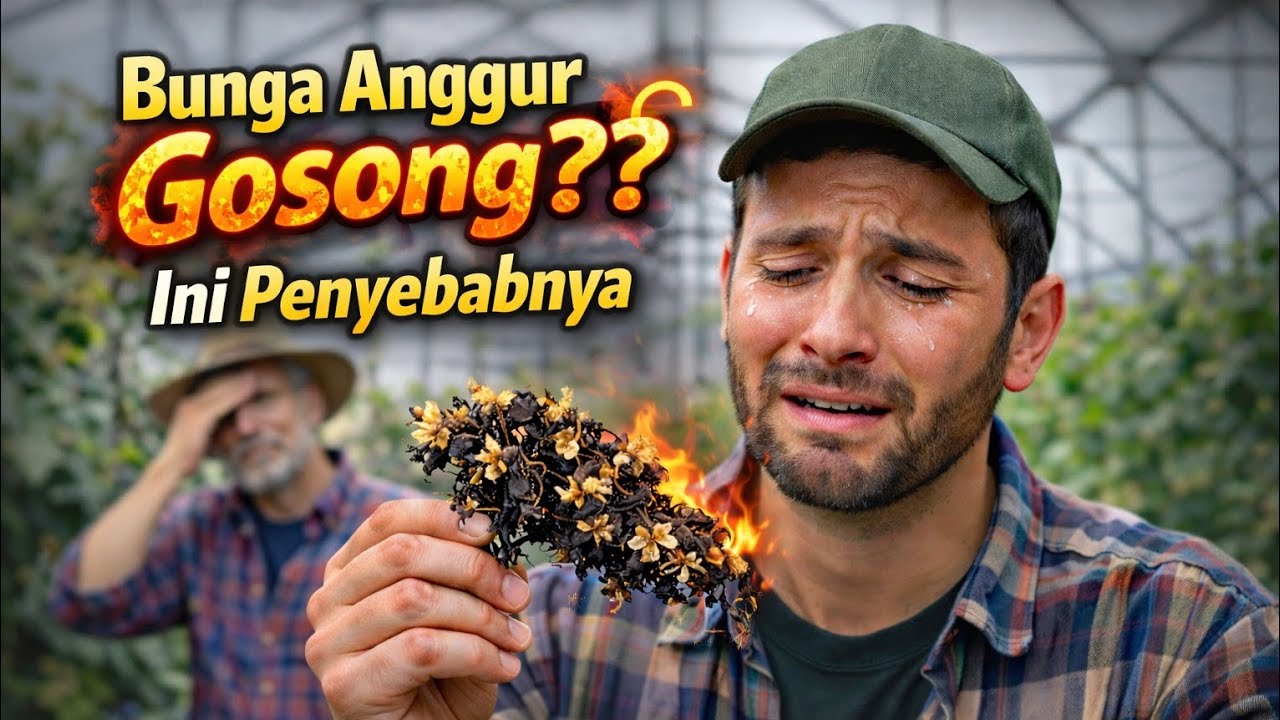 Bunga dan Buah Anggur Rontok?? Inilah Penyebab Aslinya