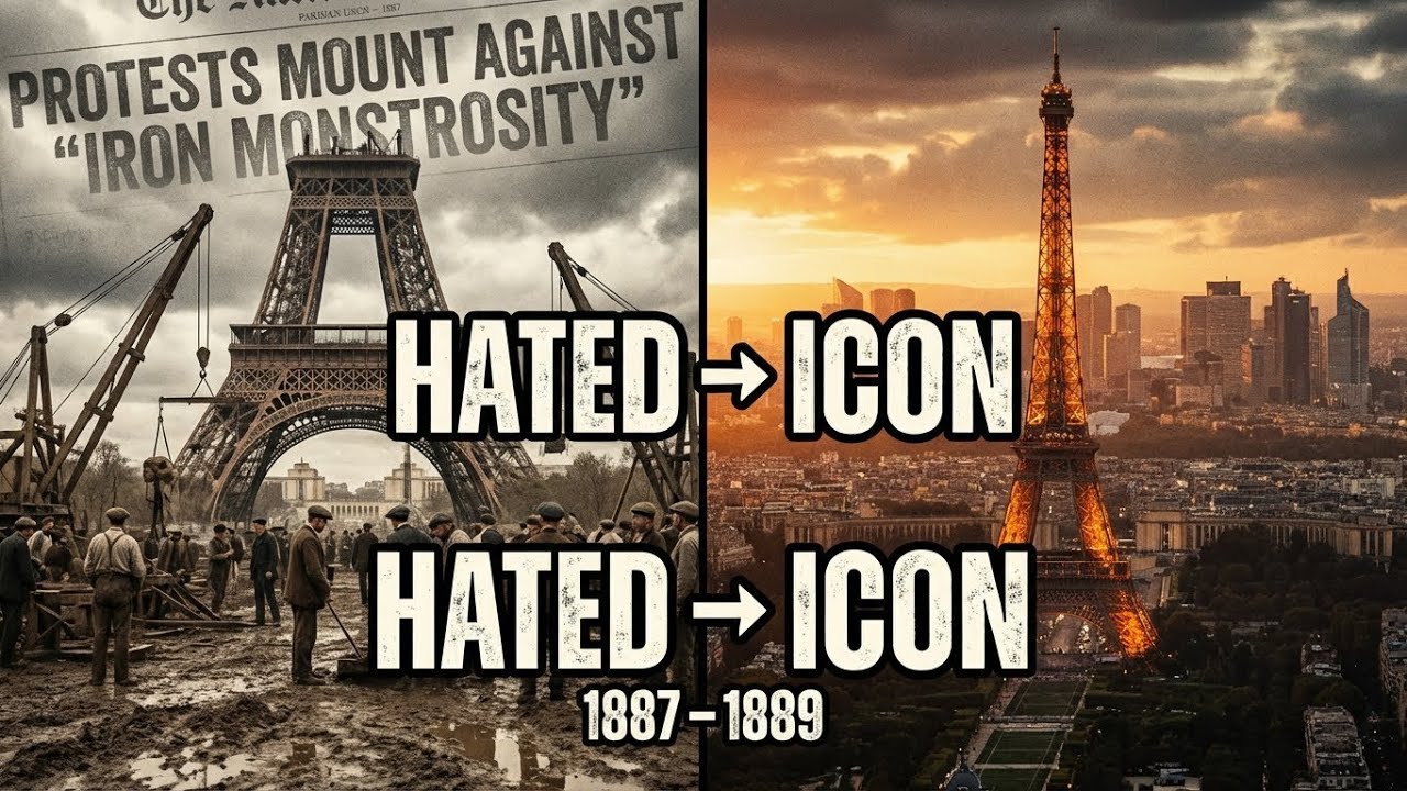 Eiffel Tower Construction (1887–1889) | 5 Key Facts (HATED → ICON Timelapse)