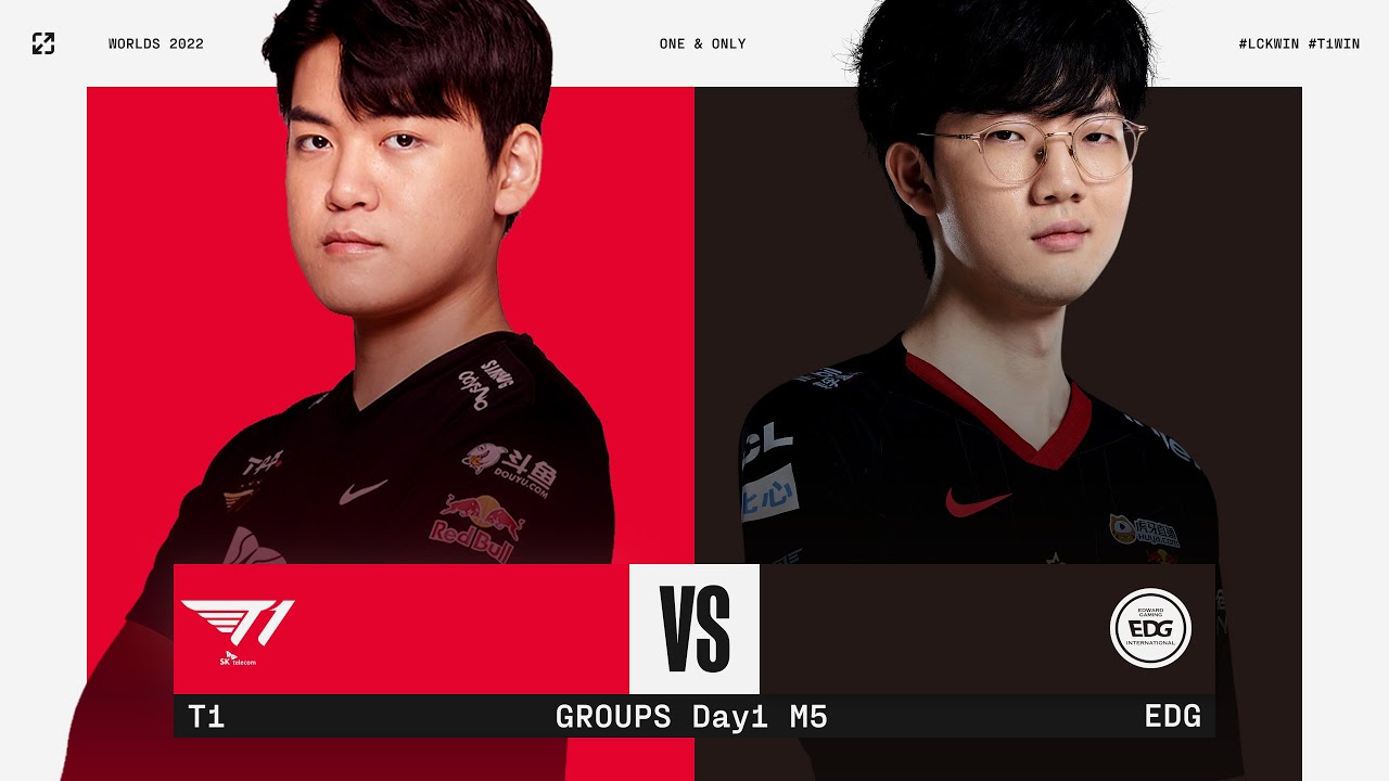 T1 vs. EDG 매치 하이라이트 | Groups Day 1 | 10.08 | 2022 월드 챔피언십