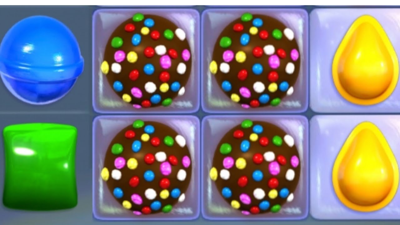 Candy Crush Saga - Four Color Bomb Combo || Candy crush color bomb  combo