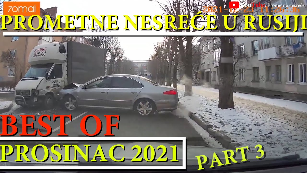 NAJBOLJE Prometne / Saobraćajne Nesreće u RUSIJI #6 | Prosinac/Decembar 2021. PART 3