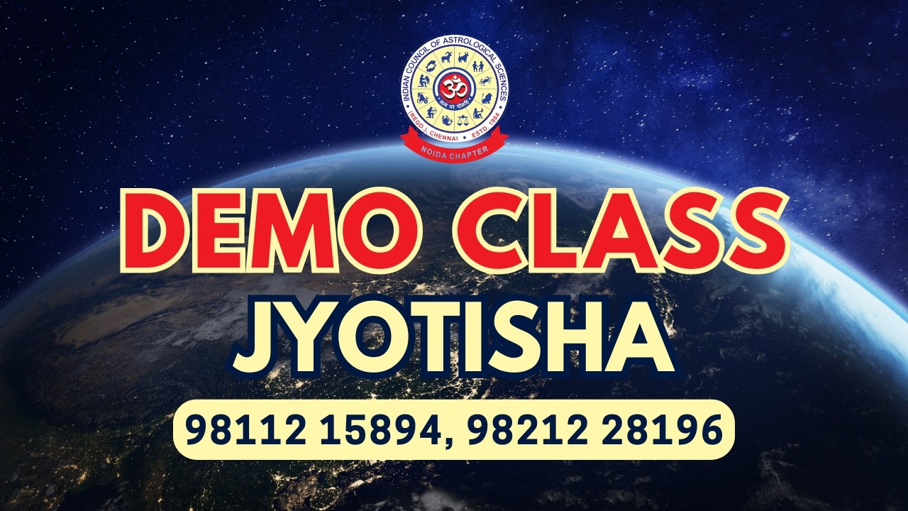 Online Demo Class | Jyotisha | ICAS NOIDA Chapter