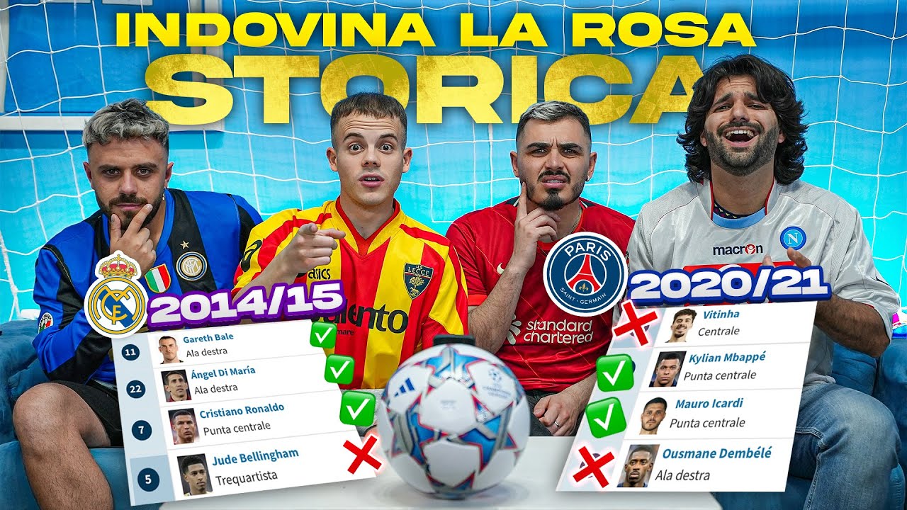 ⚽ INDOVINA LA ROSA STORICA!
