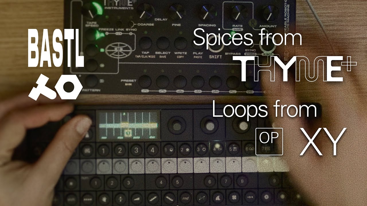 Playing saved songs on my OP-XY with TYHME+