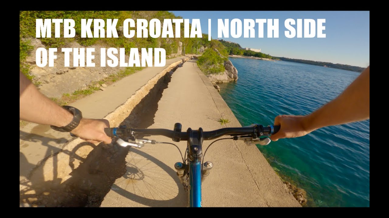 MTB Krk island Croatia | XC track | north side of the island | 4k