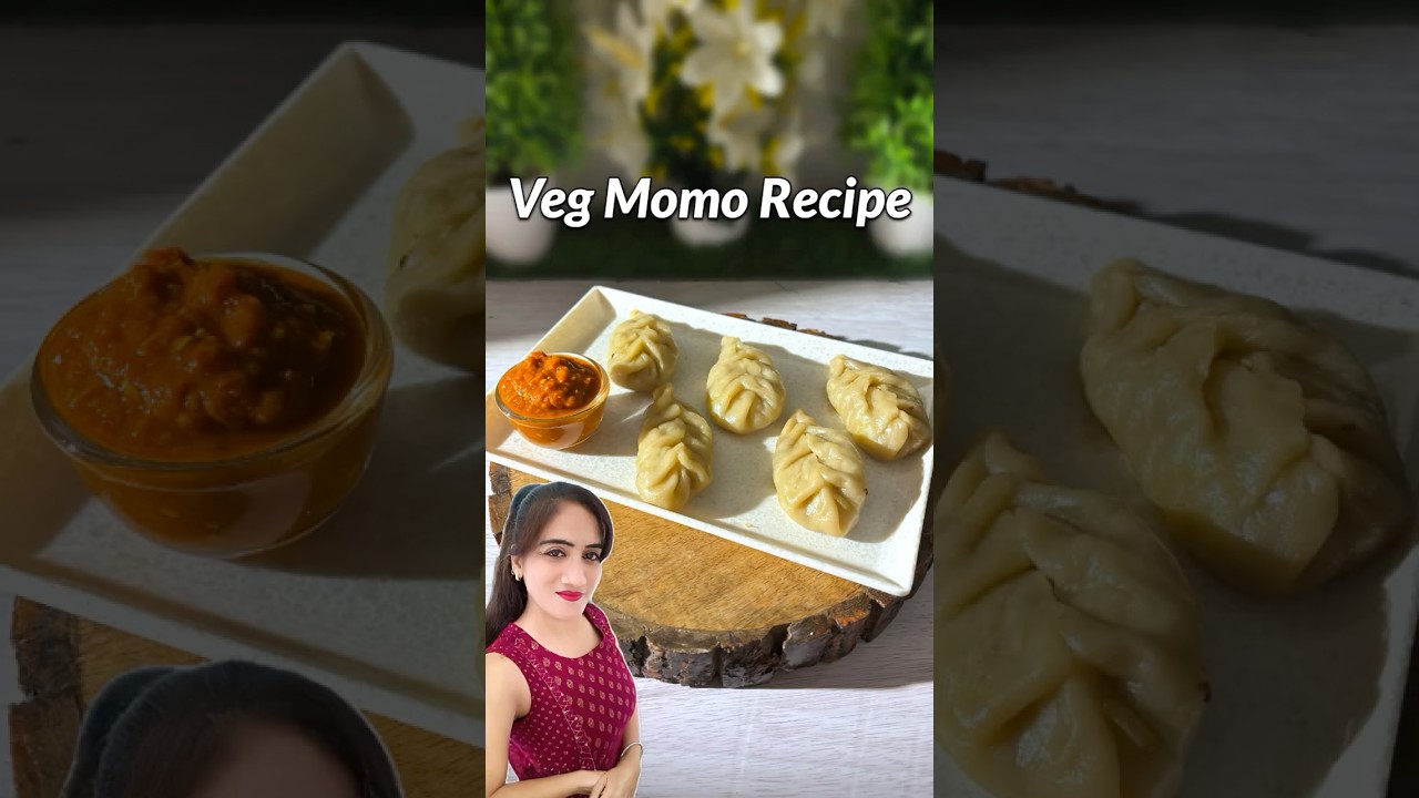 Trending Veg Momo Recipe #momos #recipe #trending #shorts