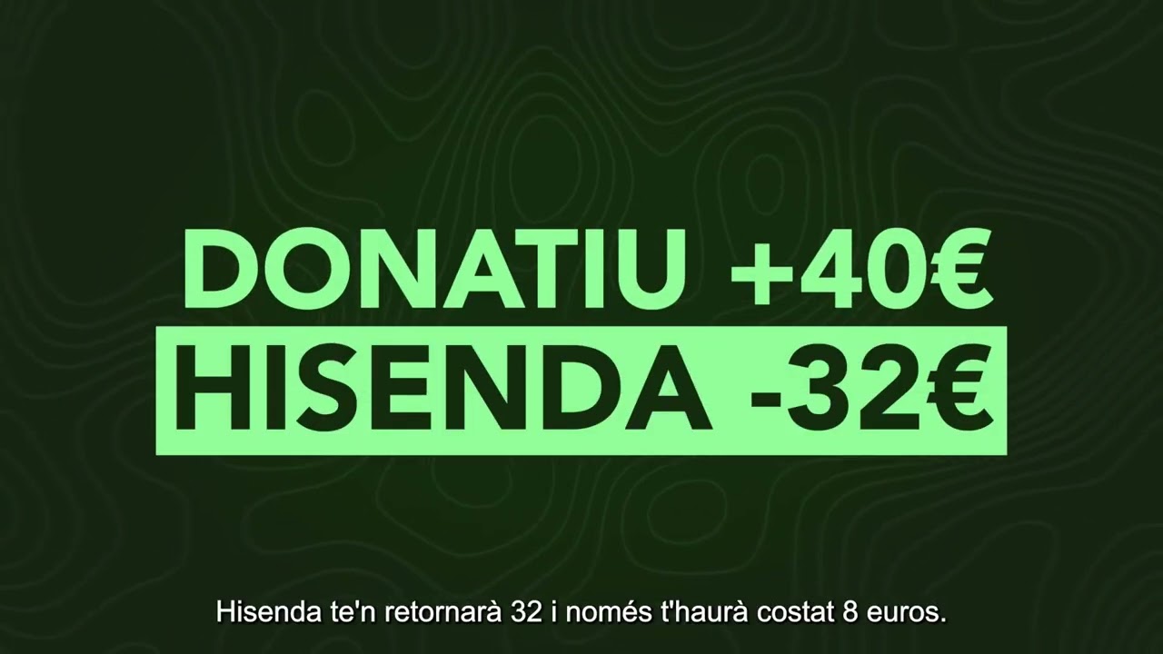 Fes una donació a la PIA&GO i Hisenda et retornarà el 80%