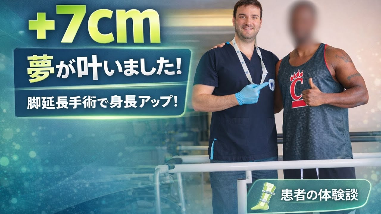 【骨延長】身長を7cm伸ばした患者さんにインタビュー 🦿 手術後のリアルな生活とリハビリについて