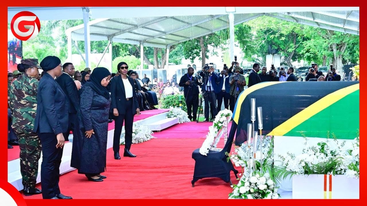 RAIS SAMIA ALIVYOTOA HESHIMA za MWISHO KWENYE JENEZA LENYE MWILI wa MSTAAFU MZEE CLEOPA MSUYA...