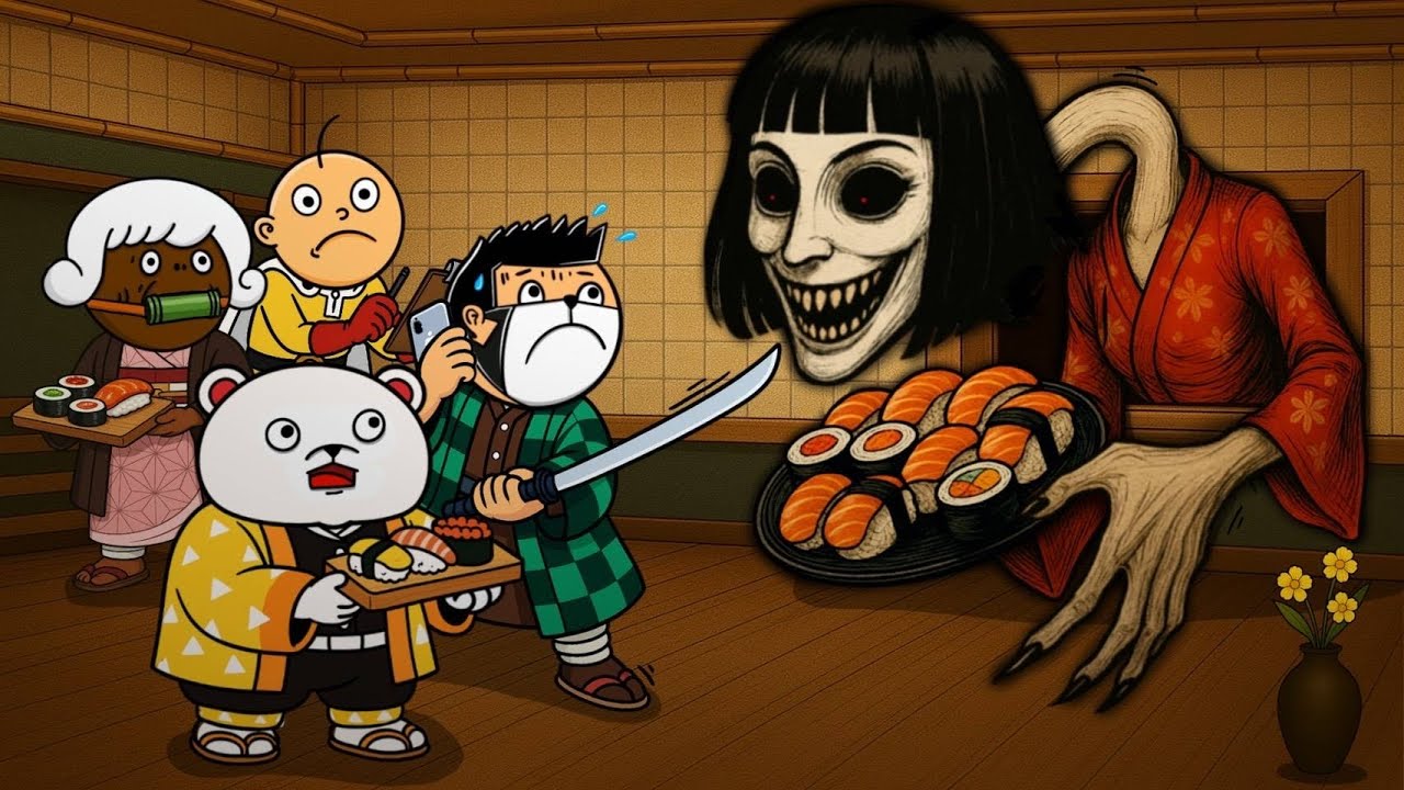 ทำงานกะดึก..ในร้านซูชิ 🍣 Roblox