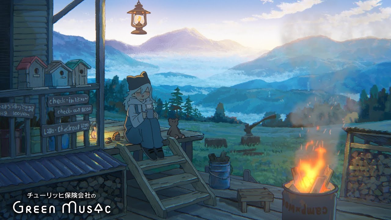 Chill Music with Mountain - Sunglow across the Sea of Clouds. - Kazuya Morita
