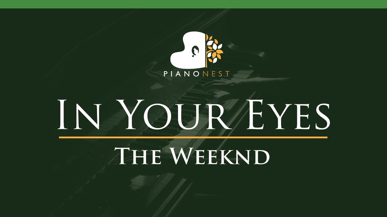 The Weeknd - In Your Eyes - LOWER Key (Piano Karaoke Instrumental)