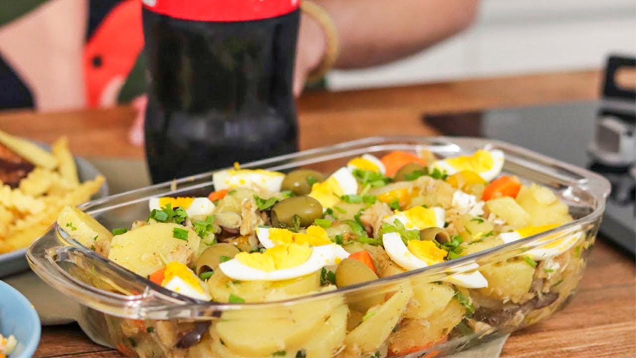 ESSA RECEITA NÃO PODE FALTAR NA SUA MESA | SALADA DE BACALHAU | Gabriel Freitas