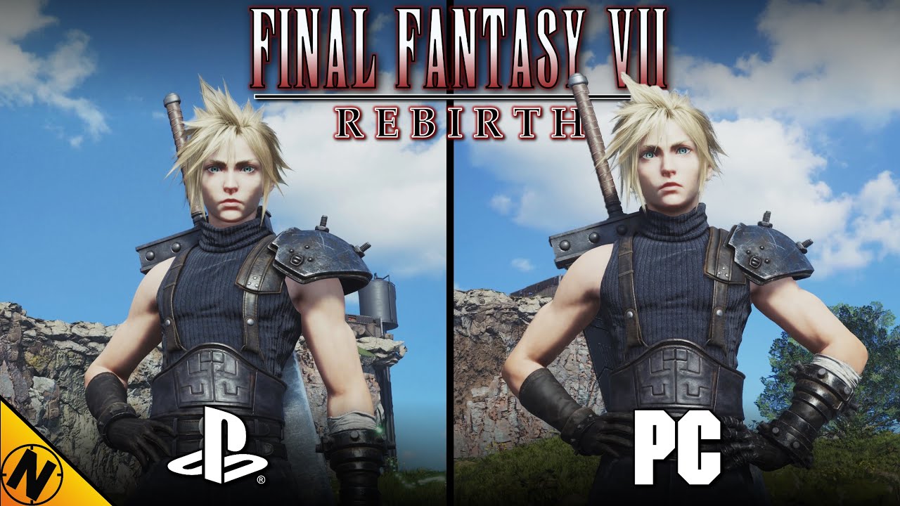 Final Fantasy VII Rebirth [ПК] против [PS5 Pro] | Прямое сравнение