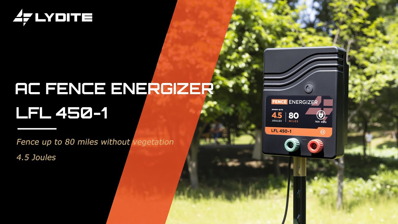 Lydite® Energizer “LFL450-1”, 4.5J 80Miles AC Fence Energizer - Usage Tutorial
