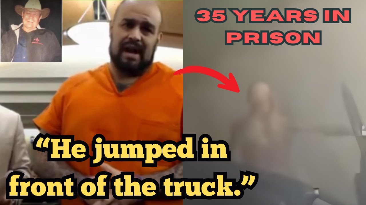 Raw Footage: He Ran Over Someone Who Was Changing His Tire... With His Own Truck!