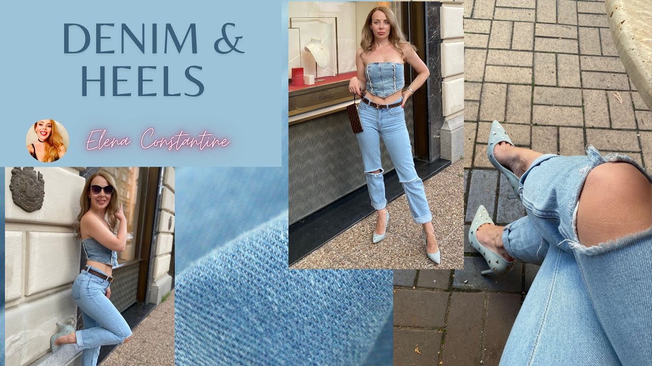 DENIM & HEELS - 7 OUTFITS TO ELEVATE YOUR STYLE| HOW TO STYLE DENIM