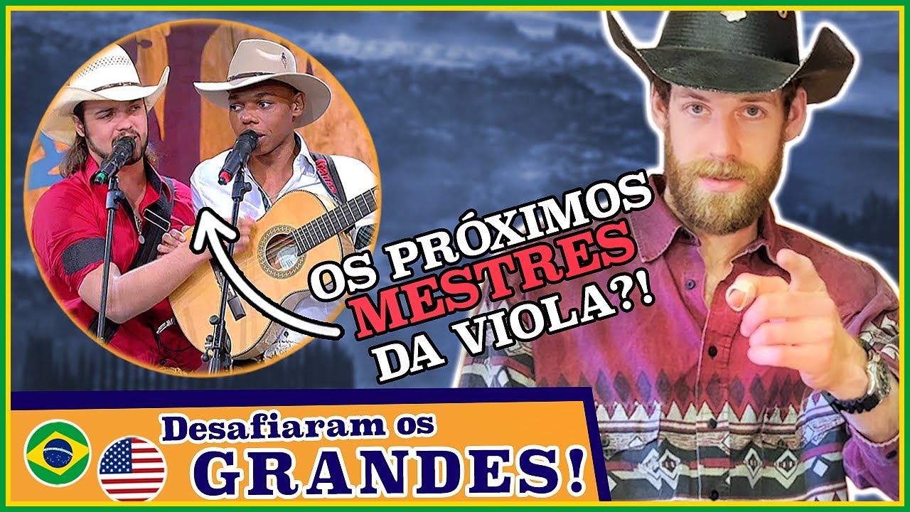 Gringo APAIXONADO por VIOLA CAIPIRA Reage a Pout-pourri de Viola Caipira, por Lucas Reis e Thácio.