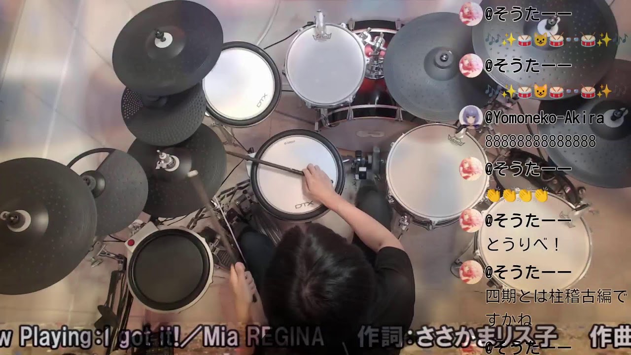 ごぶさたしすぎなドラム🥁🐈🚪 #タブリスの秘密基地