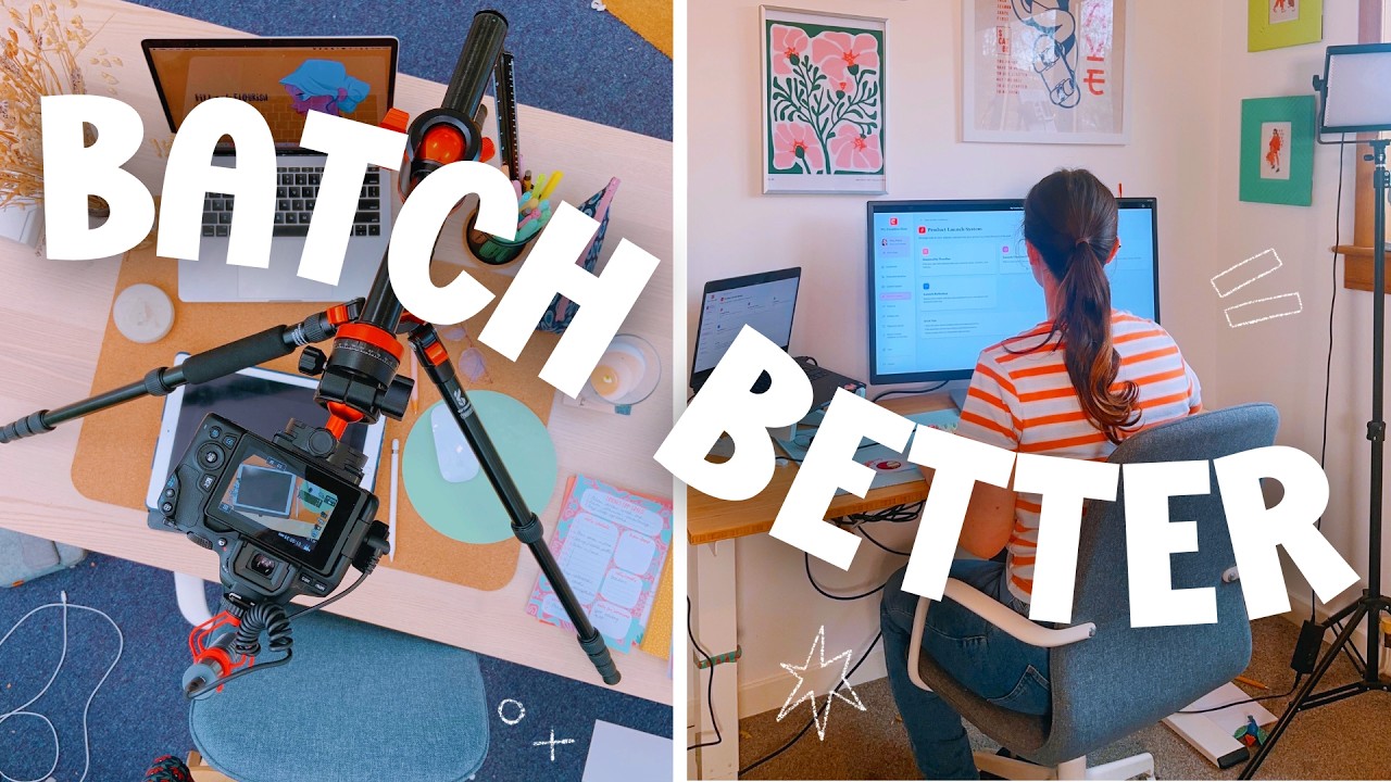 A Simple Content Batching System for Creative Business Owners