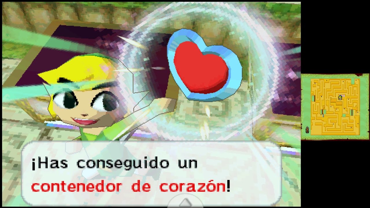 Zelda phatom hourglass - isla laberinto nivel 3 + secretos