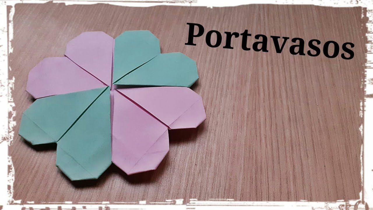 Portavasos de Papel - Origami