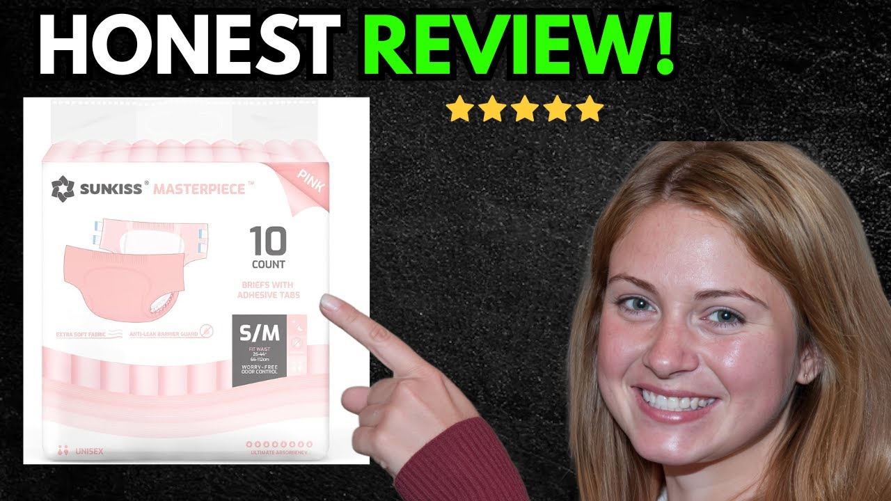 SUNKISS Masterpiece Adult Diapers with Tabs Review (2026): WATCH BEFORE BUYING!