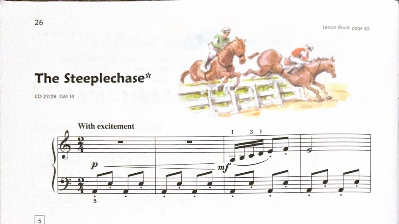 Performance 4: The Steeplechase - Practice Tempo Accompaniment Track
