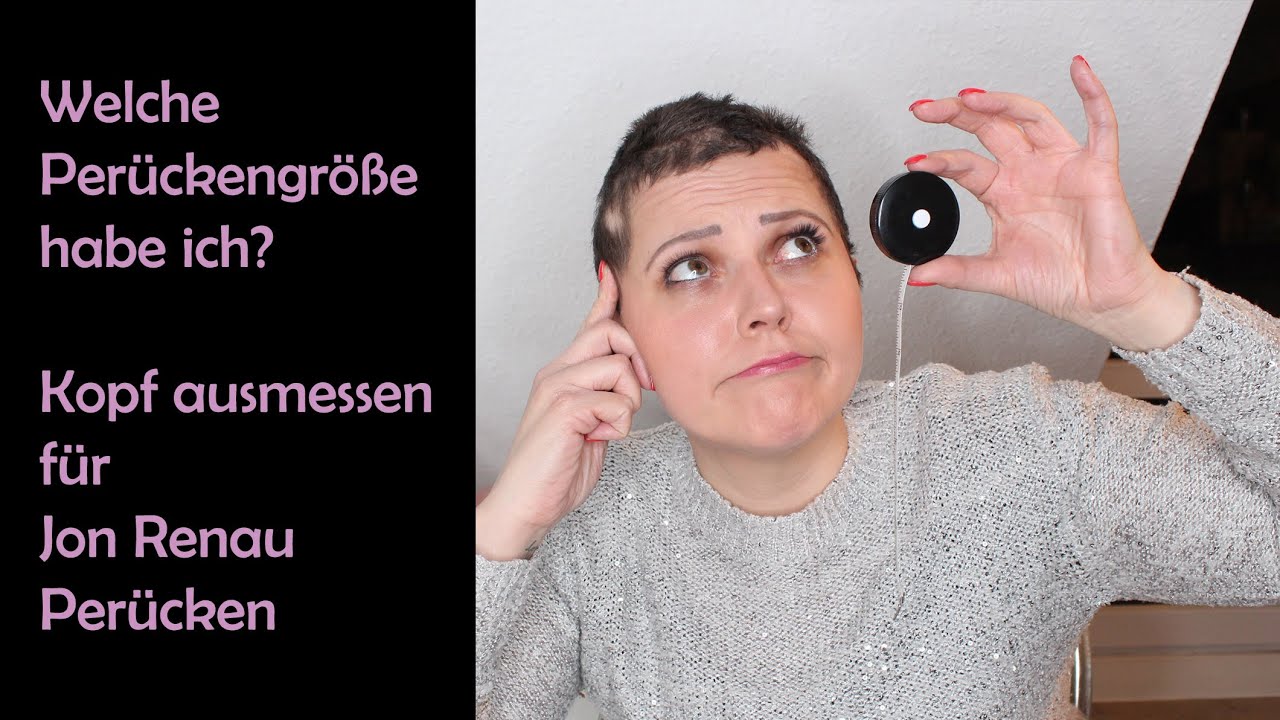 Welche Perückengröße habe ich? Kopf ausmessen für Jon Renau Perücken