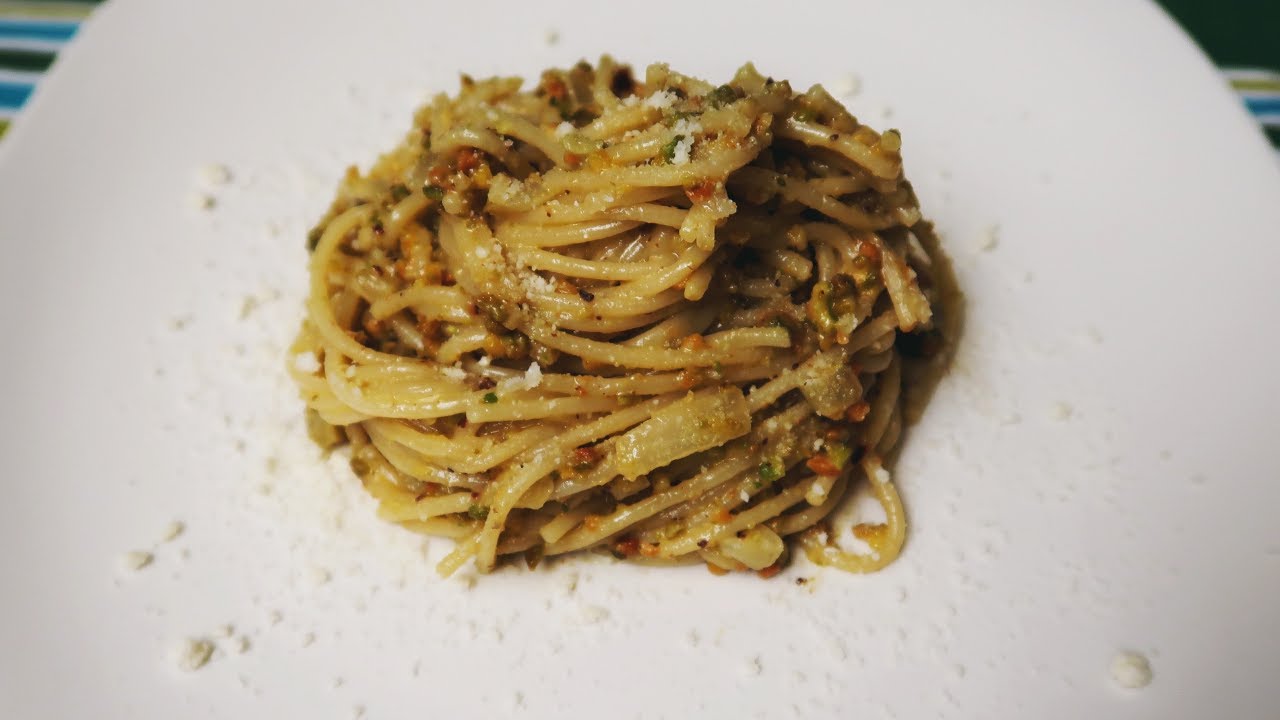 Pistachio Cream Sauce for Pasta - Primi Course - Mediterranean Diet