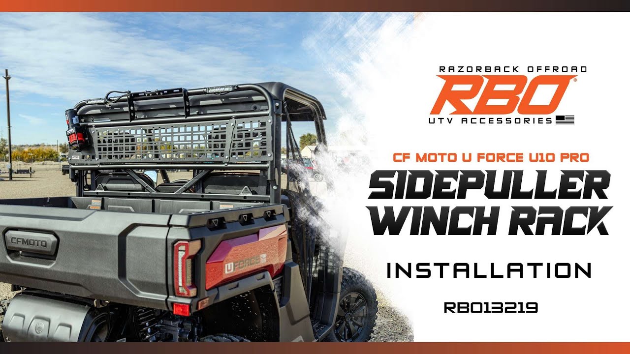 Стойка для лебедки Razorback Offroad&trade; CF Moto U10 Sidepuller&reg; Headache