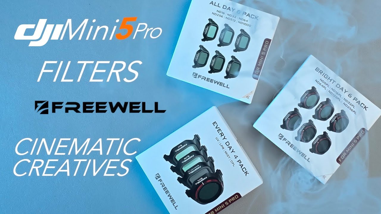 ОБЪЯСНЕНИЕ ФИЛЬТРОВ DJI Mini 5 Pro: ND - NDPL - CPL - LPR - MIST - Freewell
