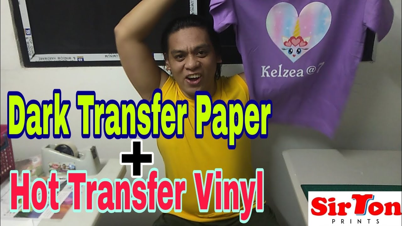 Heat Transfer Paper and Vinyl | Extra income Digital Printing business | SirTon Prints