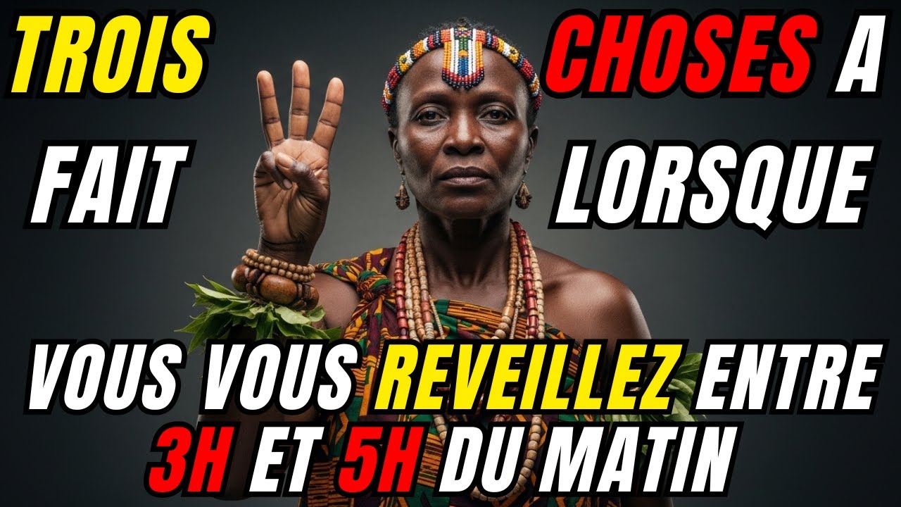 Ex Sorciére Dévoile | Si vous vous réveillez entre 3h et 5h du matin FAITES CES 3 CHOSES