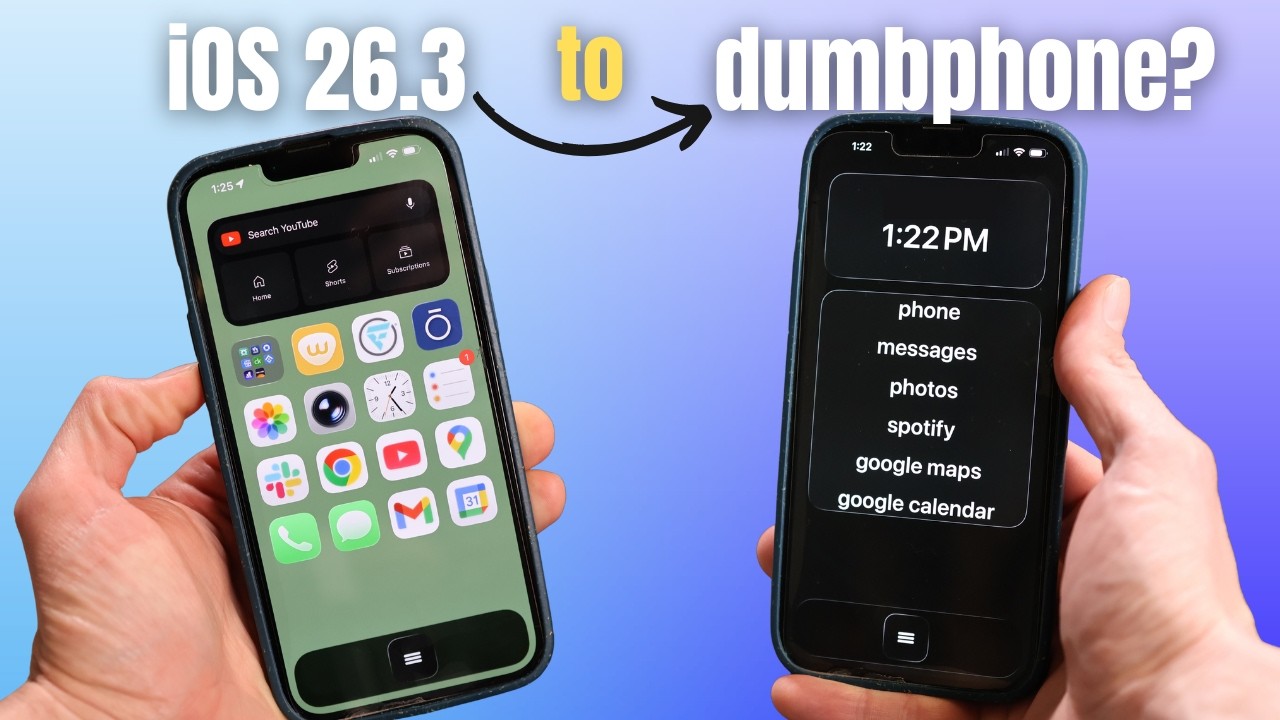 I turned my iPhone into a dumbphone (it actually helped me)