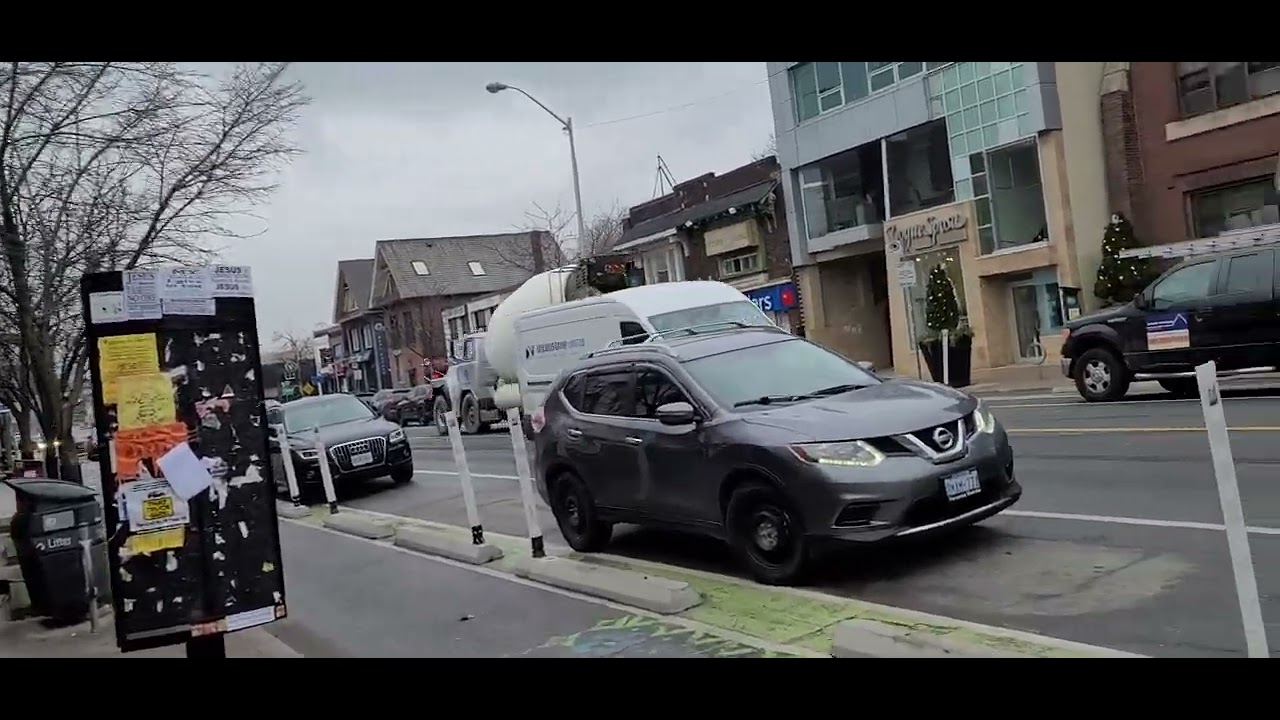 Chester Street and Danforth Avenue - My visit to Eye Specialist - Toronto Canada -