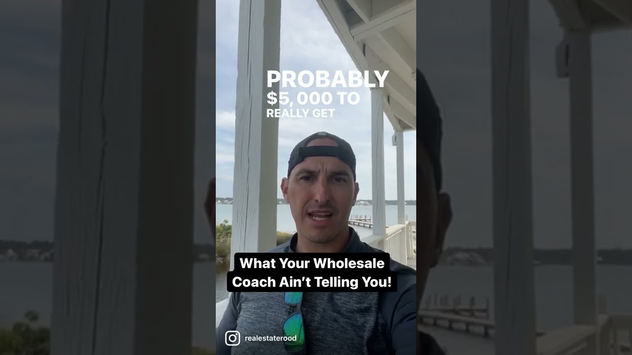 What is your real estate wholesale coach not telling you?