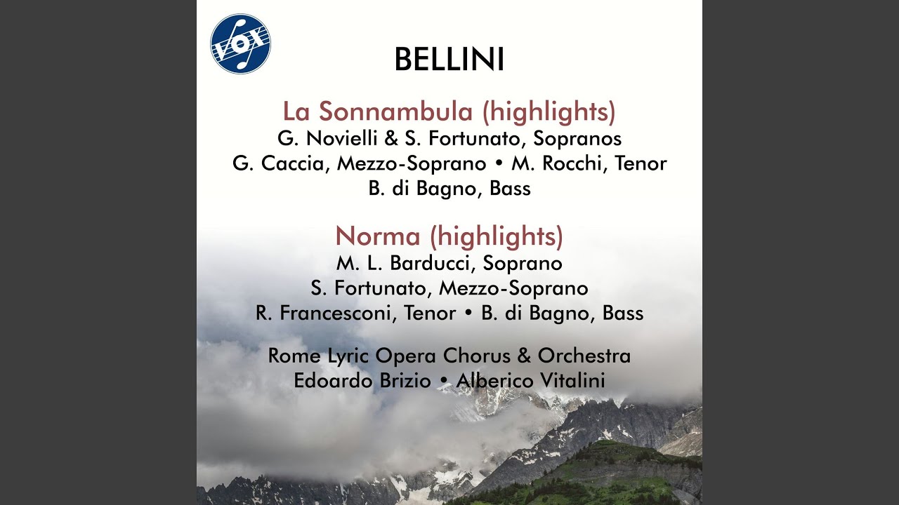 La sonnambula, Act I: Recitativo e duetto. Son geloso del zeffiro errante