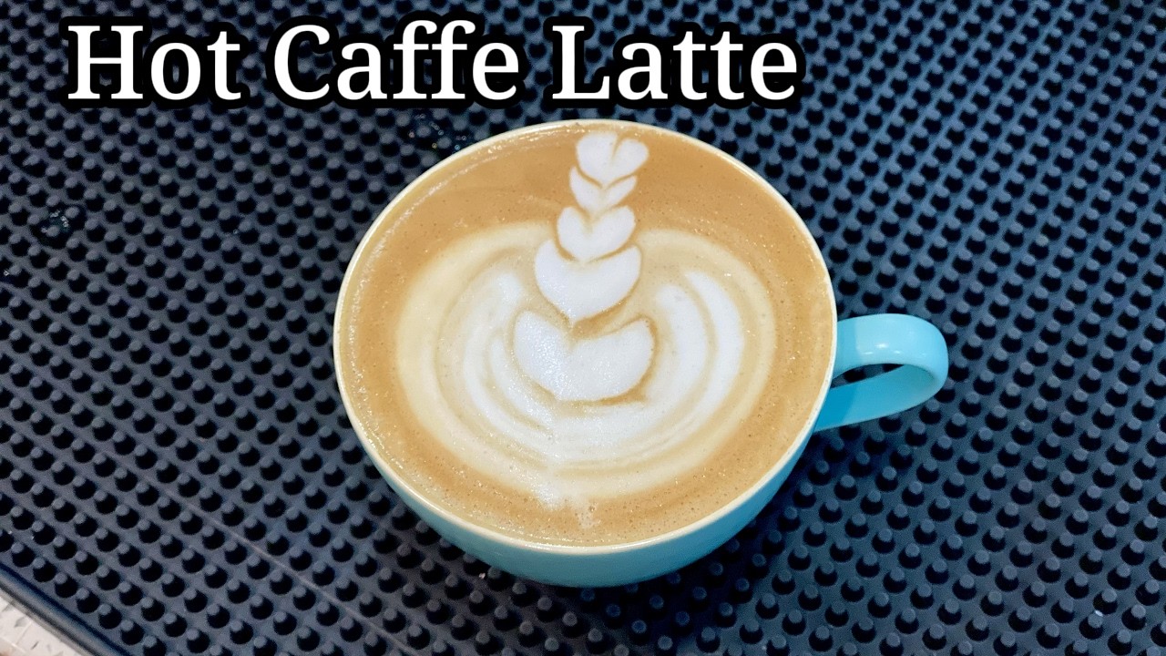 Cafe Vlog EP.1894 | Hot Caffe Latte | Coffee Latte | Tulip Latte Art