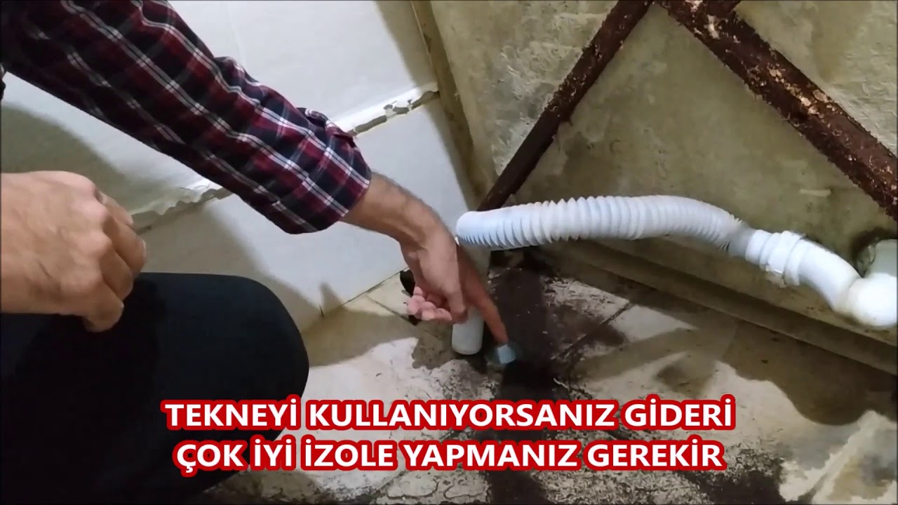 DUŞ TEKNESİ ALT KISMI KOKU YAPAR   (Duş Teknesini Söktük Altına Baktık )